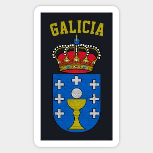 Galicia - Vintage Faded Look Design Sticker